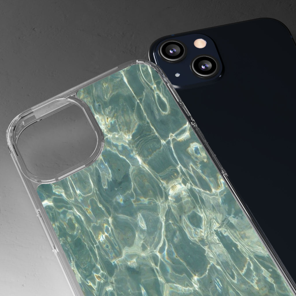 Clear Case — Aqua Pool Water Pattern Phone Case