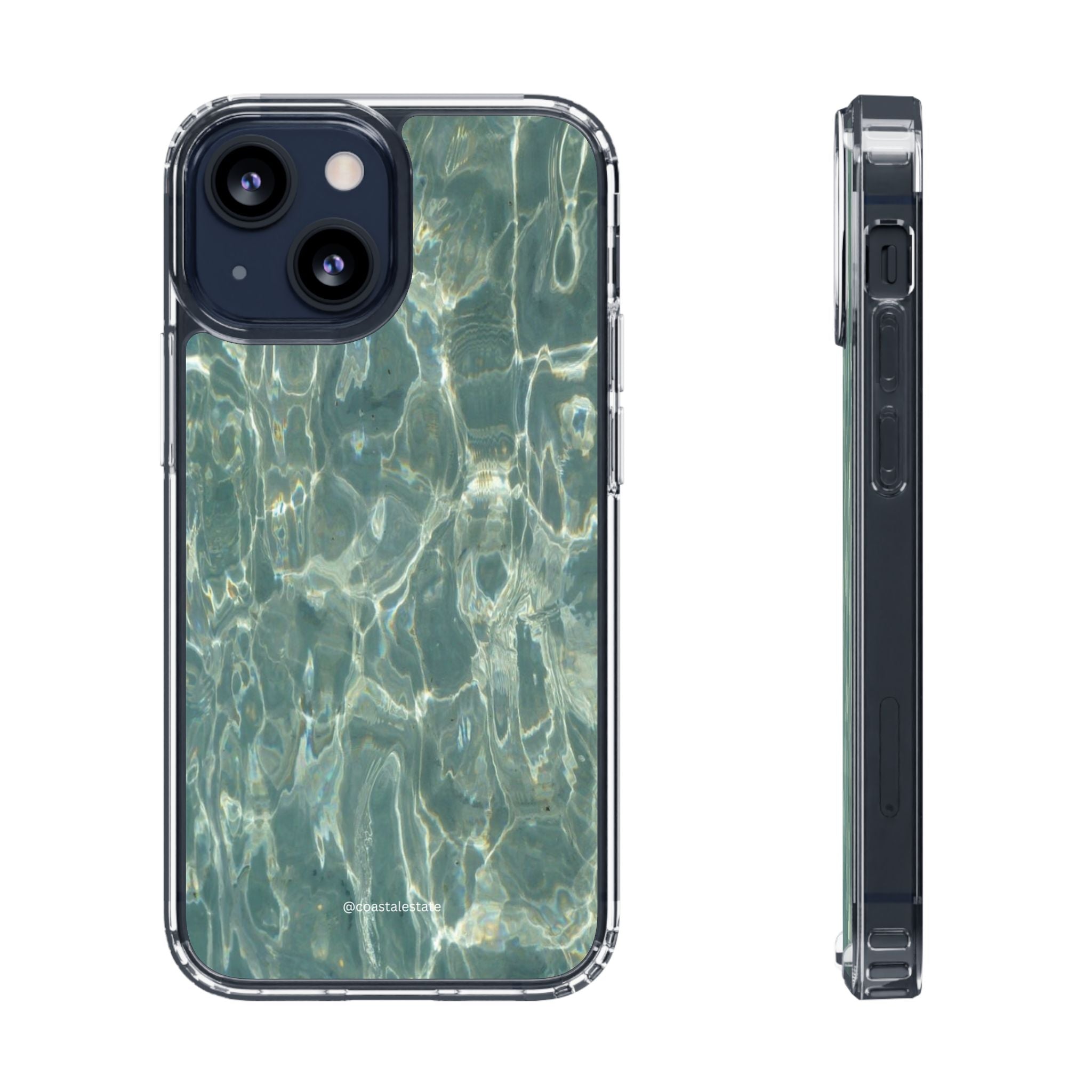 Clear Case — Aqua Pool Water Pattern Phone Case