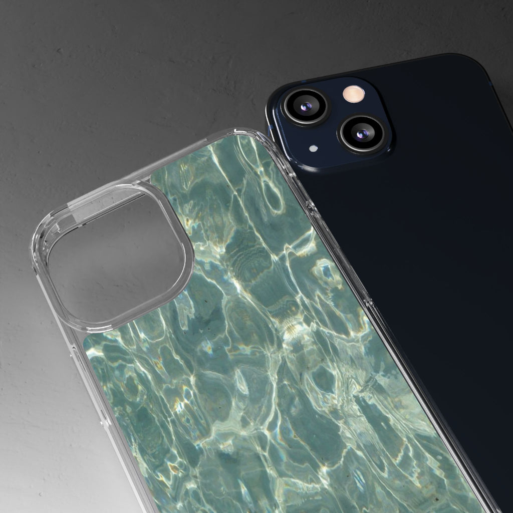 Clear Case — Aqua Pool Water Pattern Phone Case