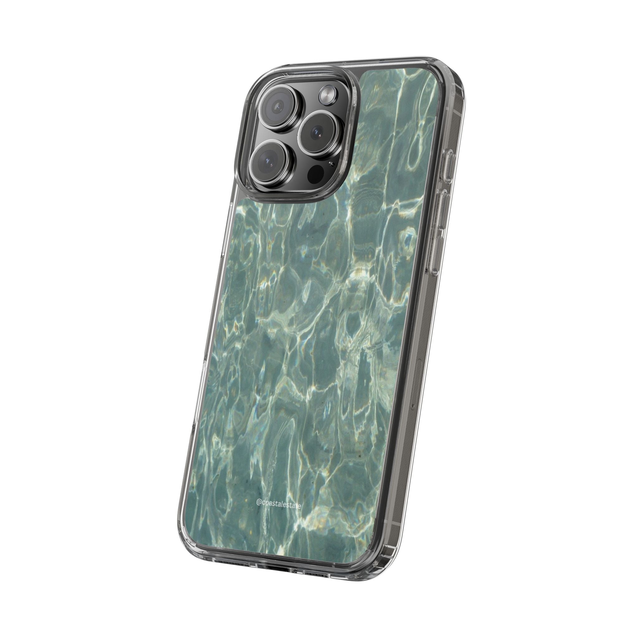 Clear Case — Aqua Pool Water Pattern Phone Case