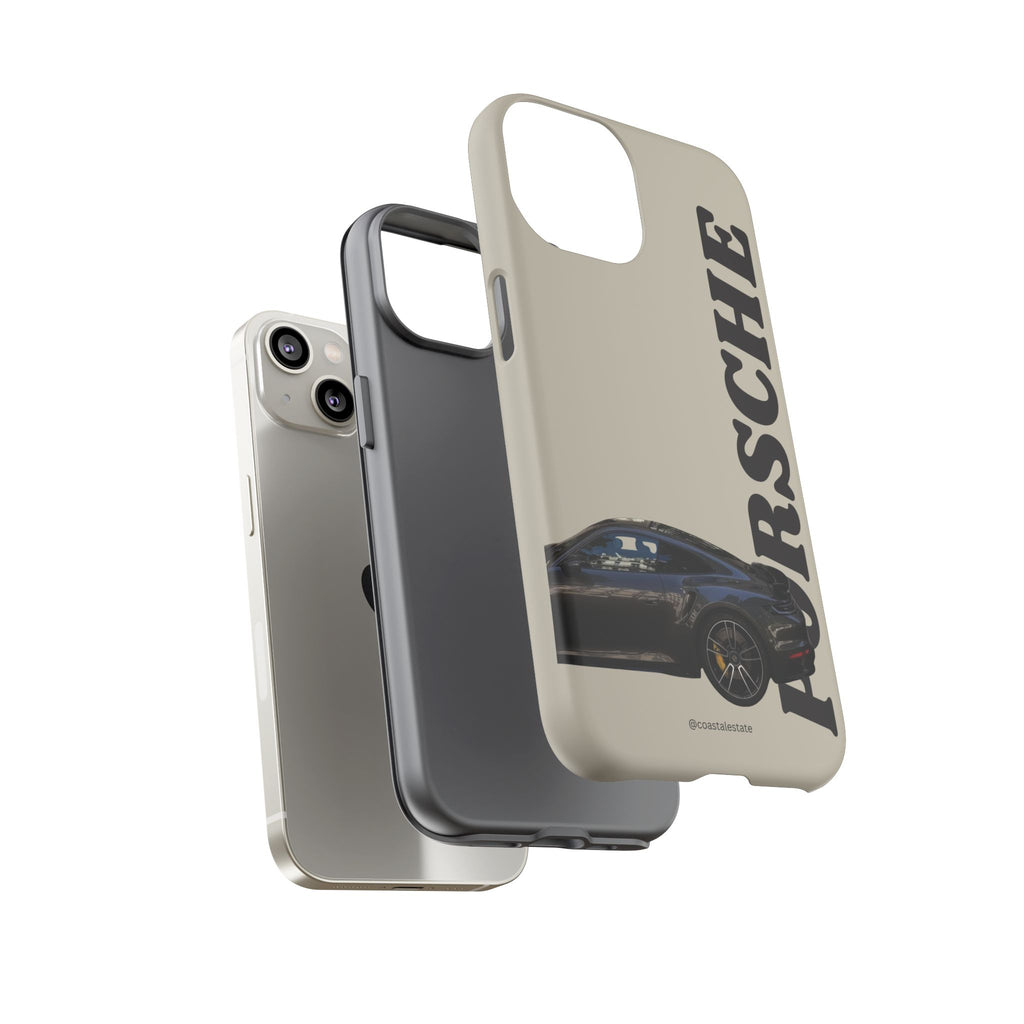 Black Porsche Side Profile Phone Case | Tough Protective Phone Case