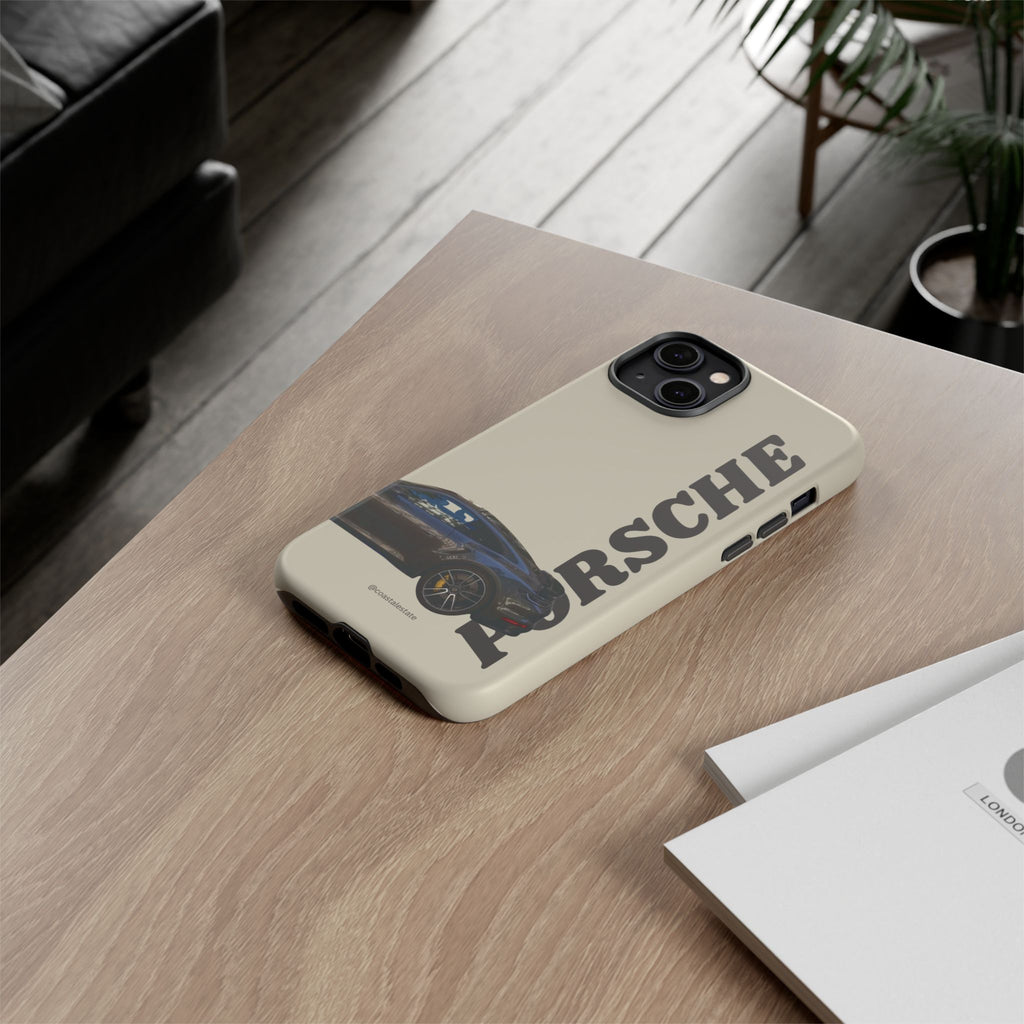 Black Porsche Side Profile Phone Case | Tough Protective Phone Case