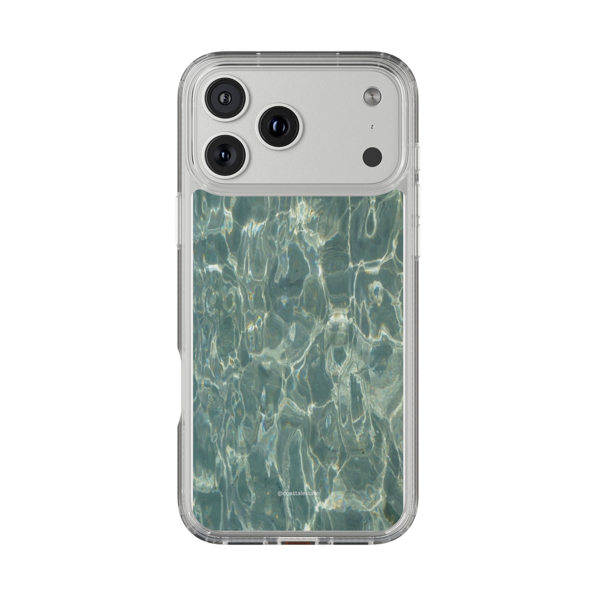 Clear Case — Aqua Pool Water Pattern Phone Case