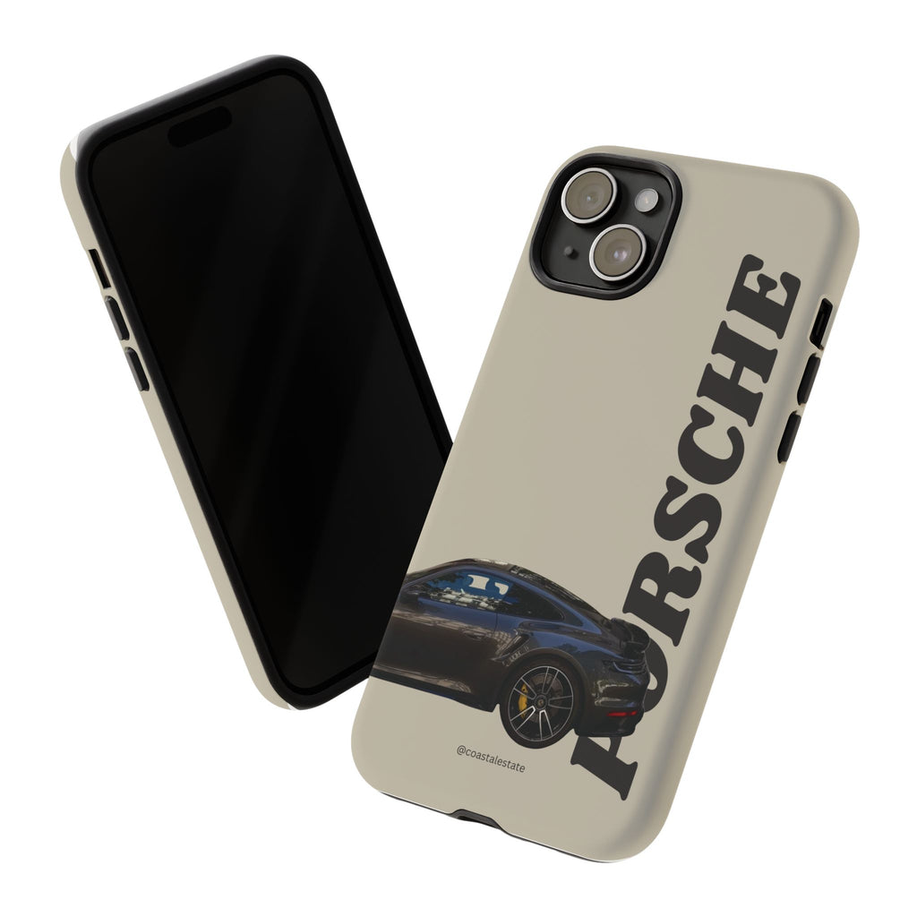 Black Porsche Side Profile Phone Case | Tough Protective Phone Case