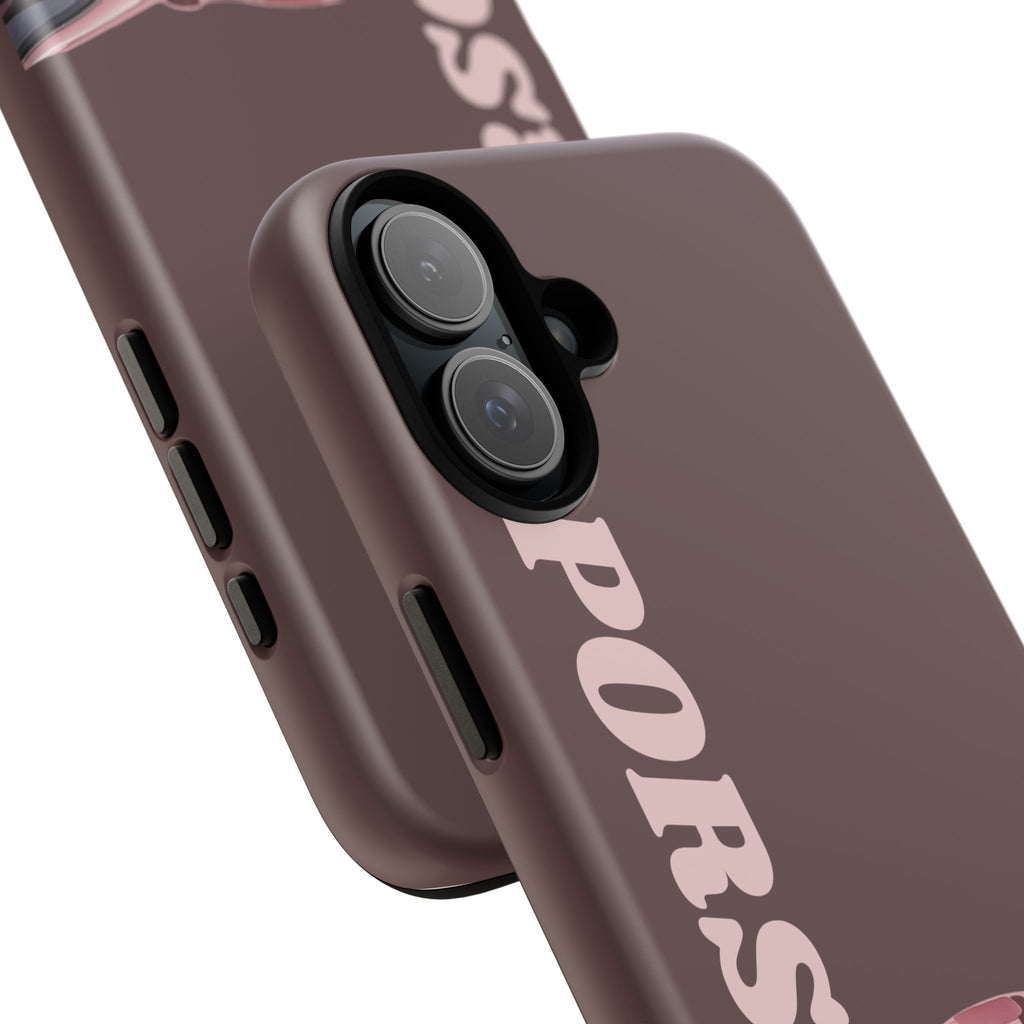 Pink Porsche Illustration Phone Case | iPhone Samsung