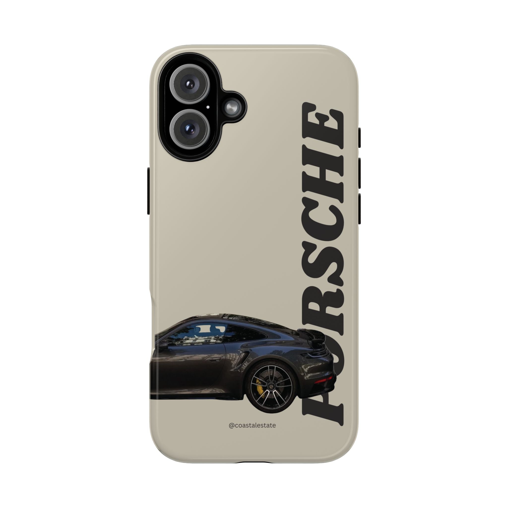 Black Porsche Side Profile Phone Case | Tough Protective Phone Case
