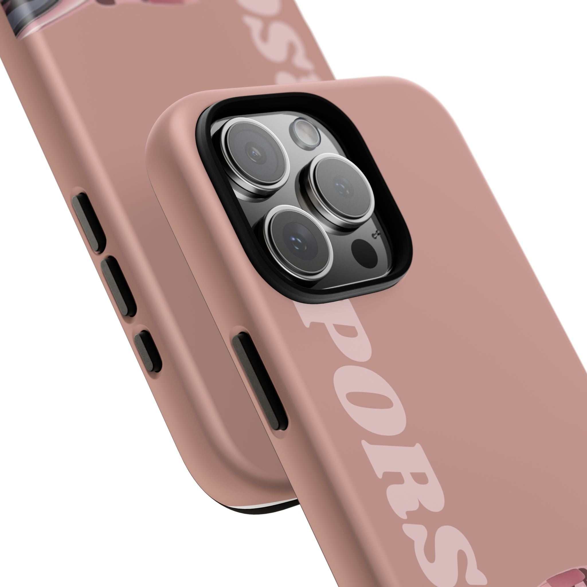 Pink Porsche Illustration phone case | Porsche phone case