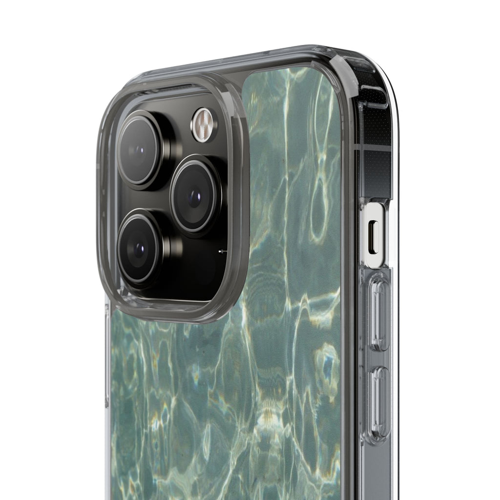 Clear Case — Aqua Pool Water Pattern Phone Case