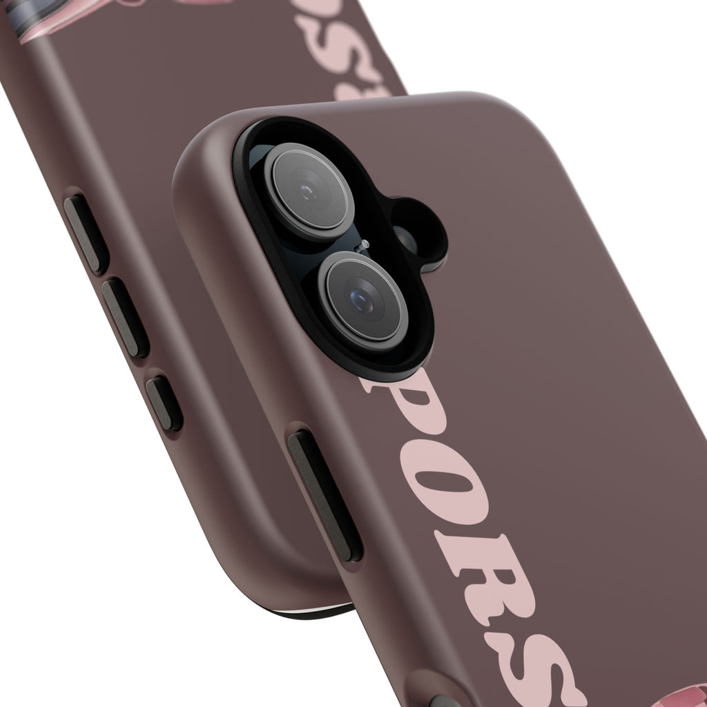 Pink Porsche Illustration Phone Case | iPhone Samsung