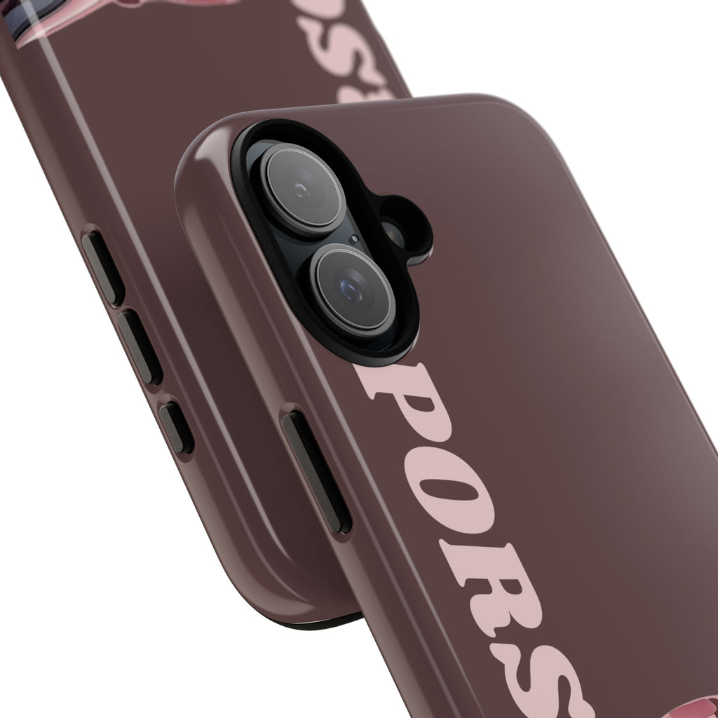 Pink Porsche Illustration Phone Case | iPhone Samsung