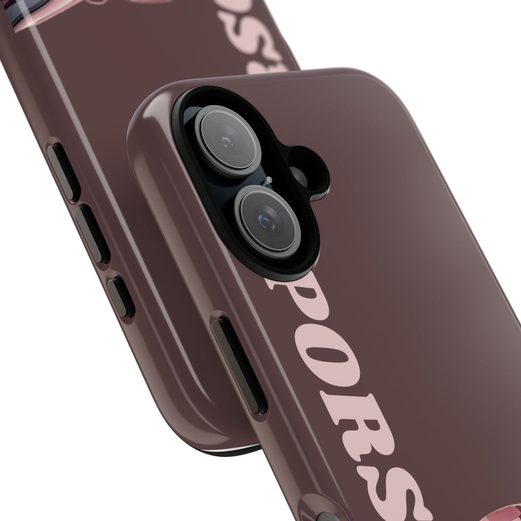 Pink Porsche Illustration Phone Case | iPhone Samsung