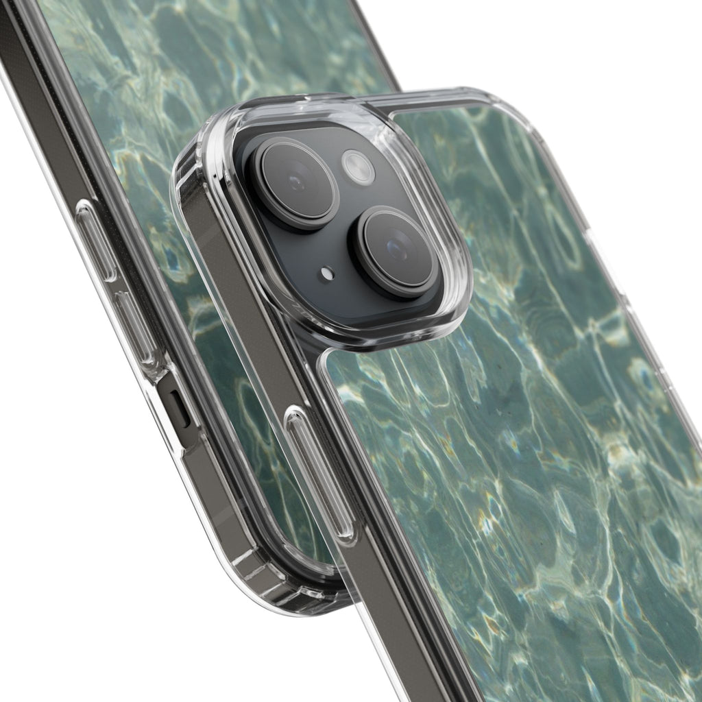 Clear Case — Aqua Pool Water Pattern Phone Case