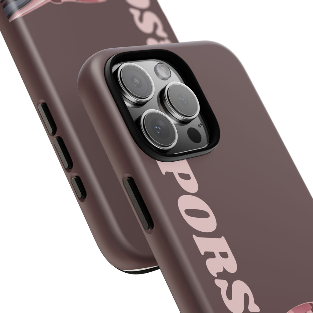 Pink Porsche Illustration Phone Case | iPhone Samsung