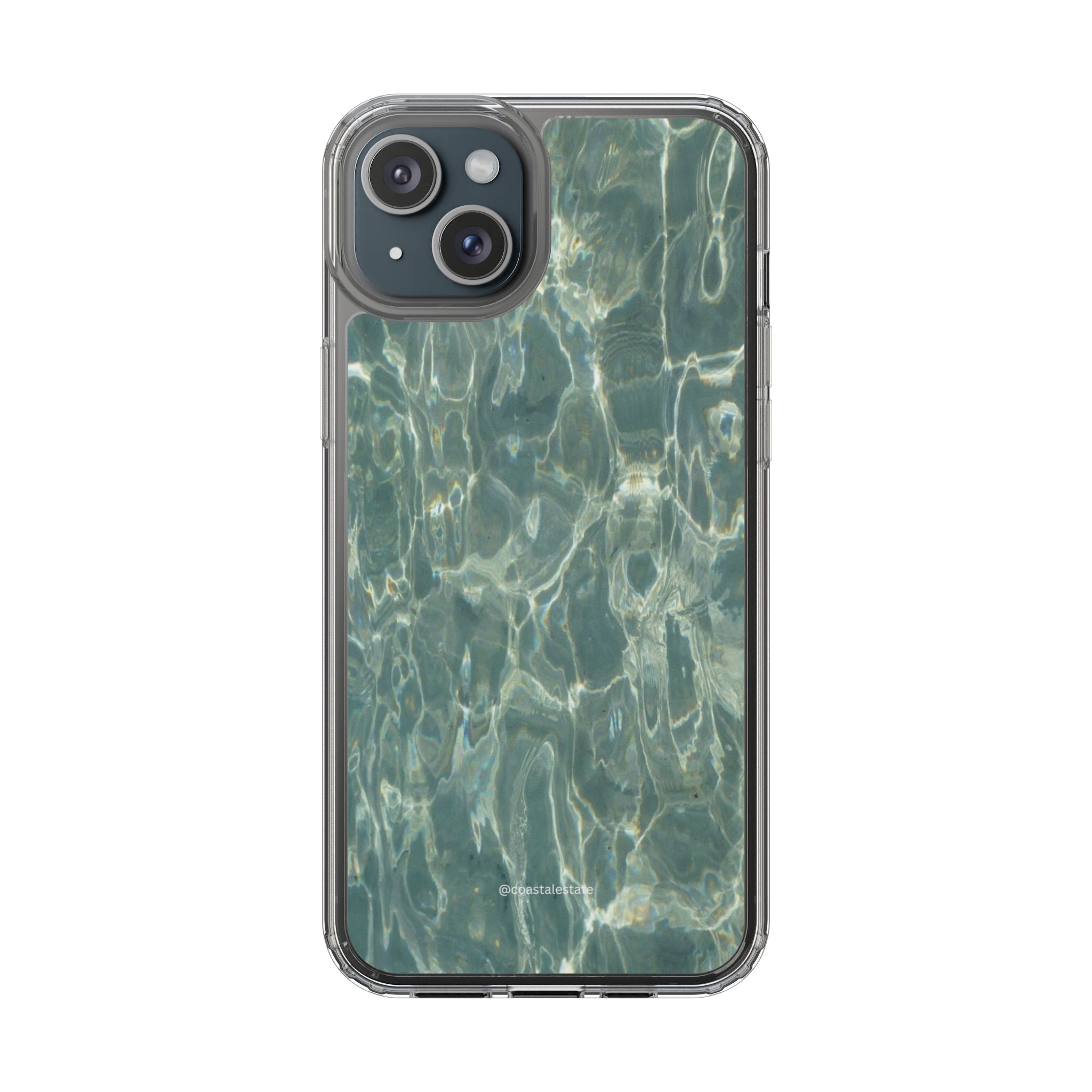 Clear Case — Aqua Pool Water Pattern Phone Case
