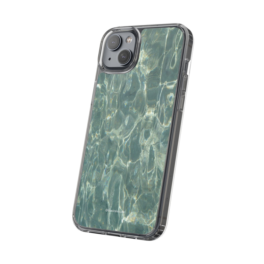 Clear Case — Aqua Pool Water Pattern Phone Case