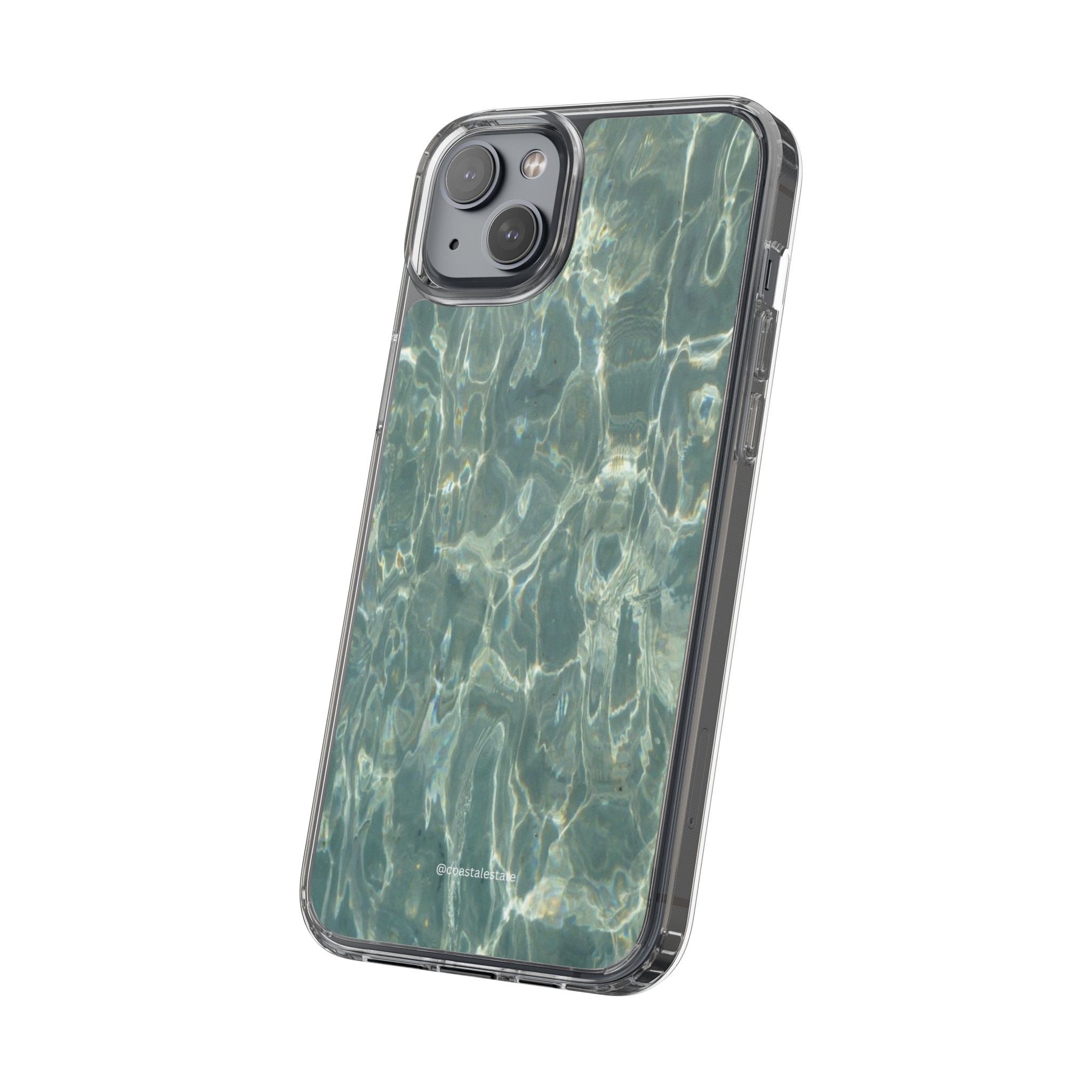 Clear Case — Aqua Pool Water Pattern Phone Case