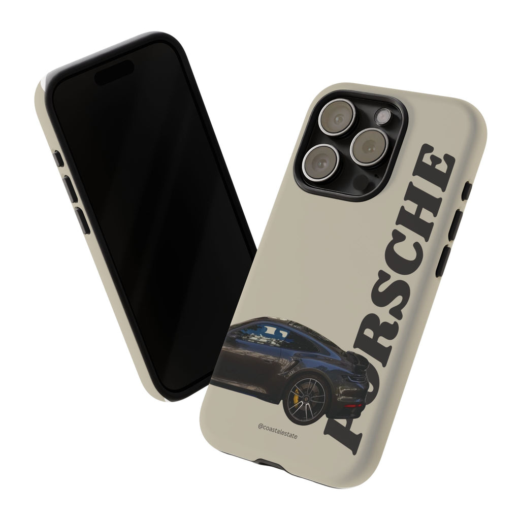 Black Porsche Side Profile Phone Case | Tough Protective Phone Case