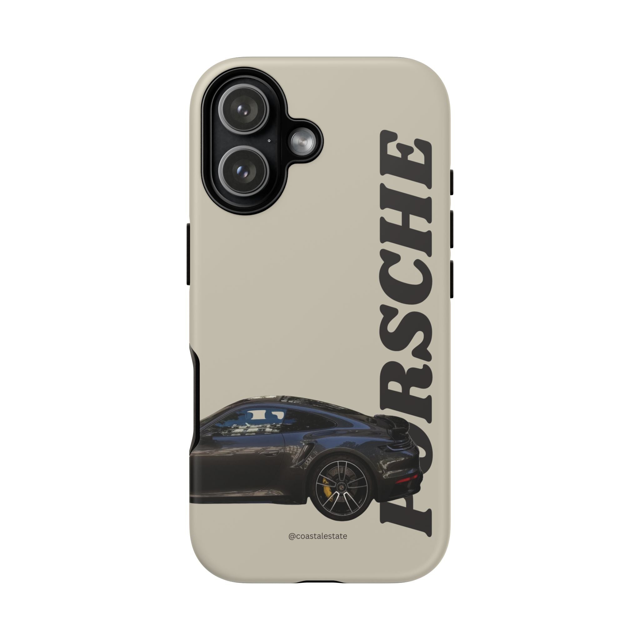 Black Porsche Side Profile Phone Case | Tough Protective Phone Case