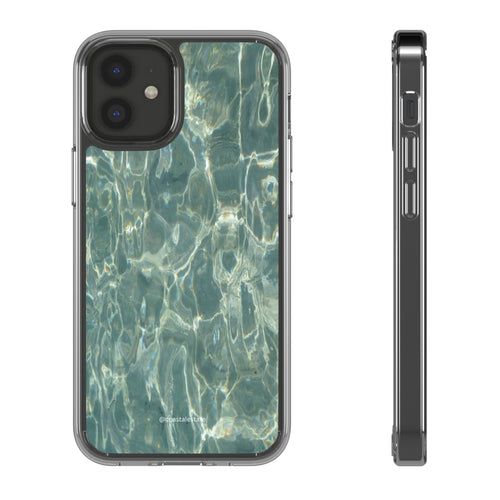 Clear Case — Aqua Pool Water Pattern Phone Case