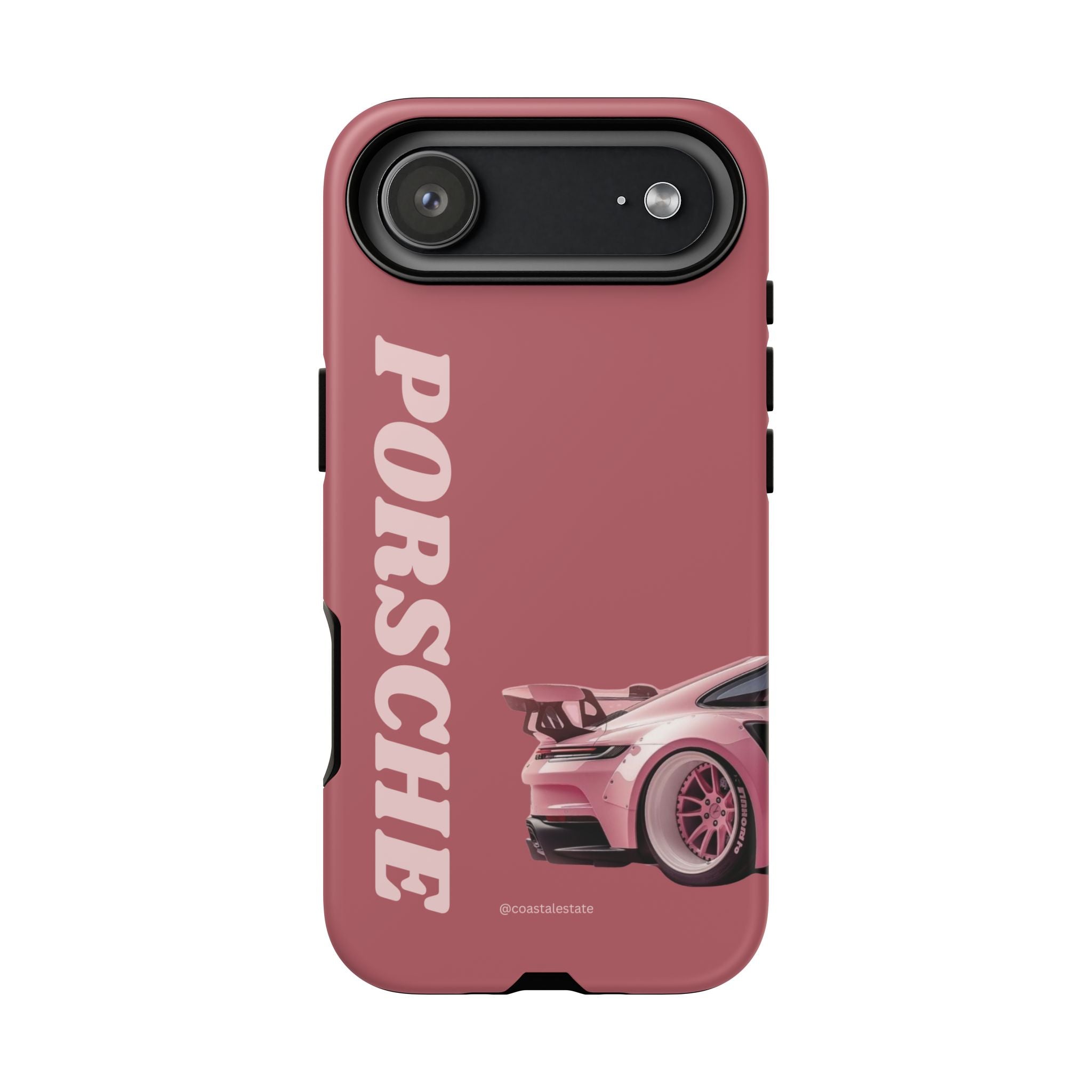 Pink Porsche Graphic Tough Case | Sport Car Phone Cover