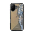 Clear Phone Case — Realistic Beach Wave Sand Design