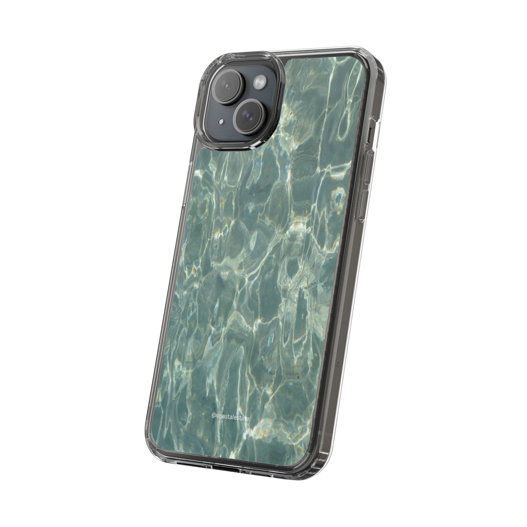 Clear Case — Aqua Pool Water Pattern Phone Case