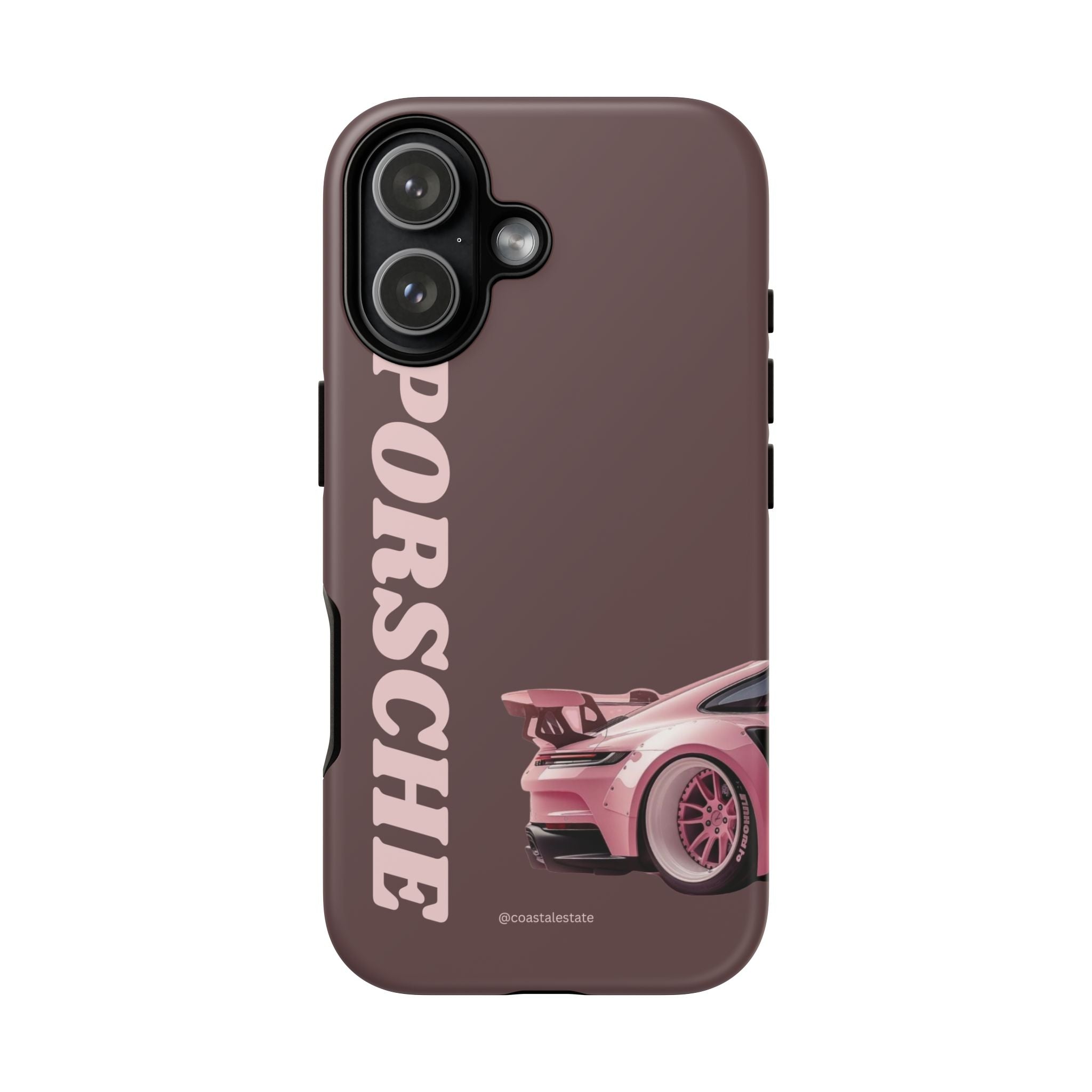 Pink Porsche Illustration Phone Case | iPhone Samsung