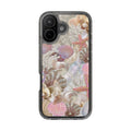 Seashell Gem Clear Phone Case — Iridescent Mermaid Beach Design