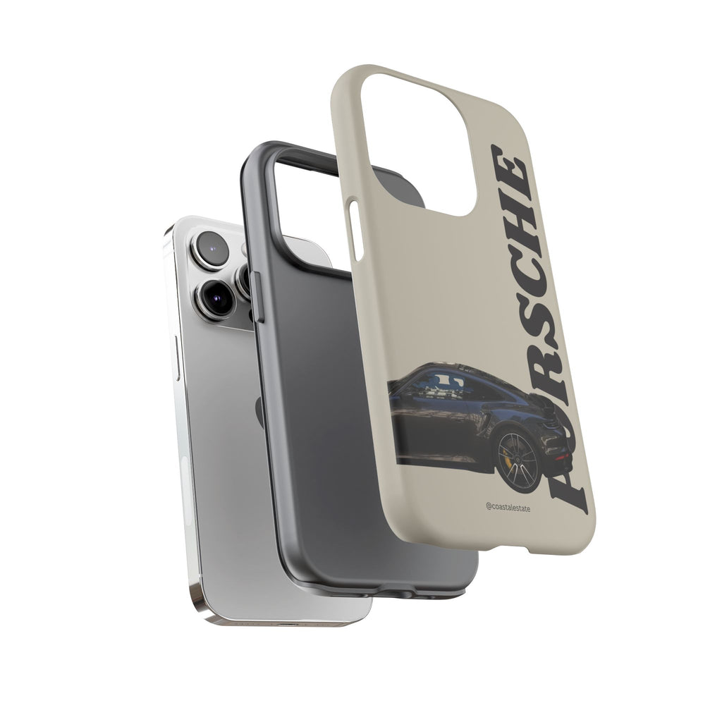 Black Porsche Side Profile Phone Case | Tough Protective Phone Case