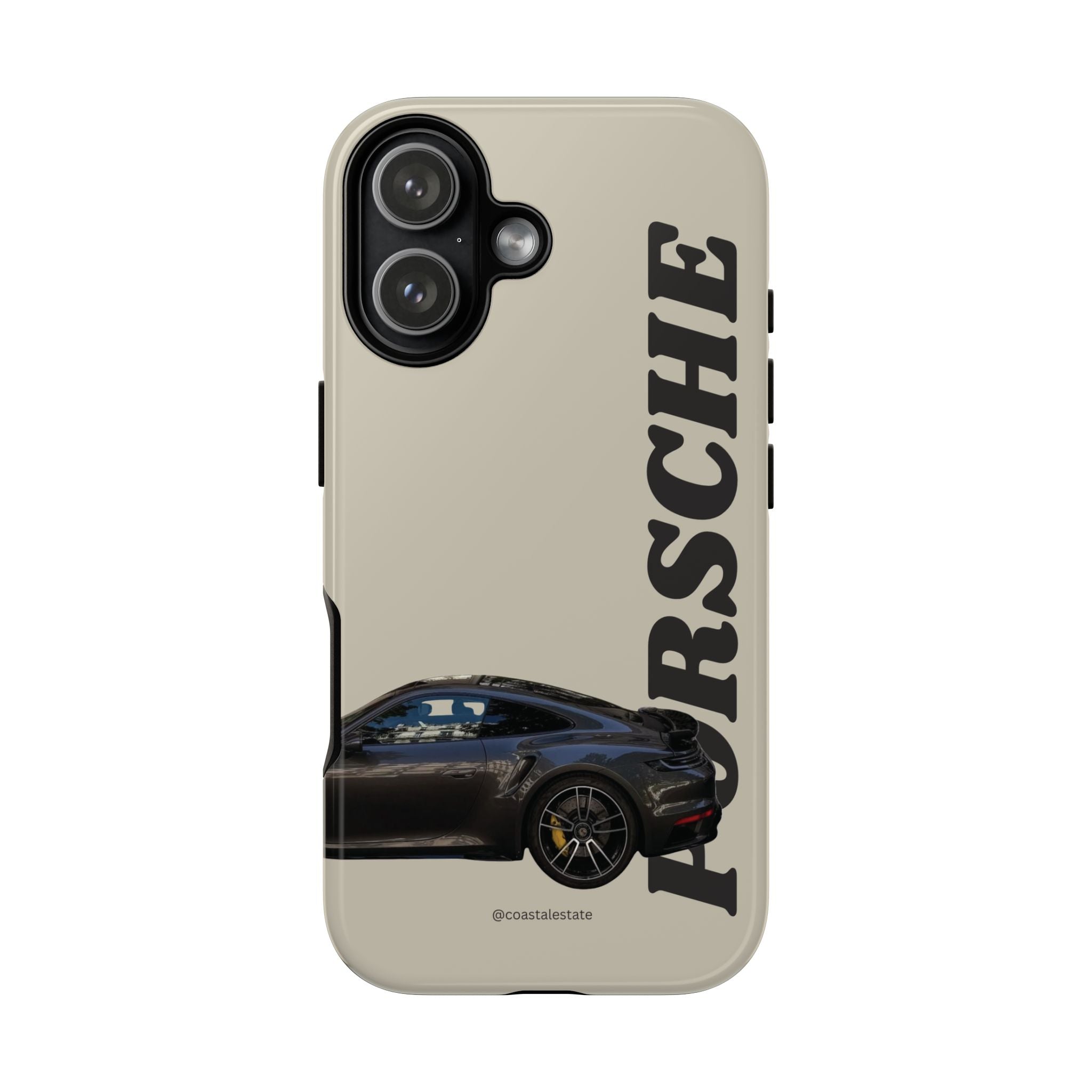 Black Porsche Side Profile Phone Case | Tough Protective Phone Case
