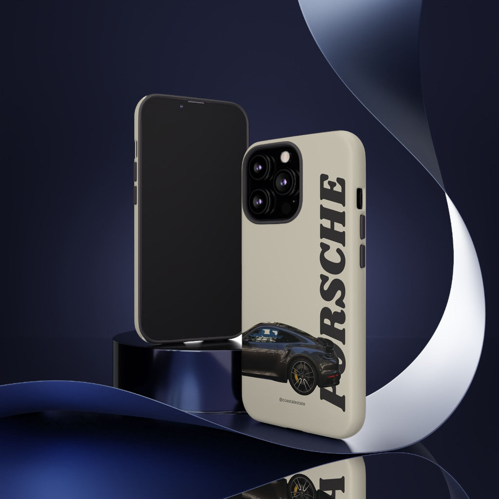 Black Porsche Side Profile Phone Case | Tough Protective Phone Case