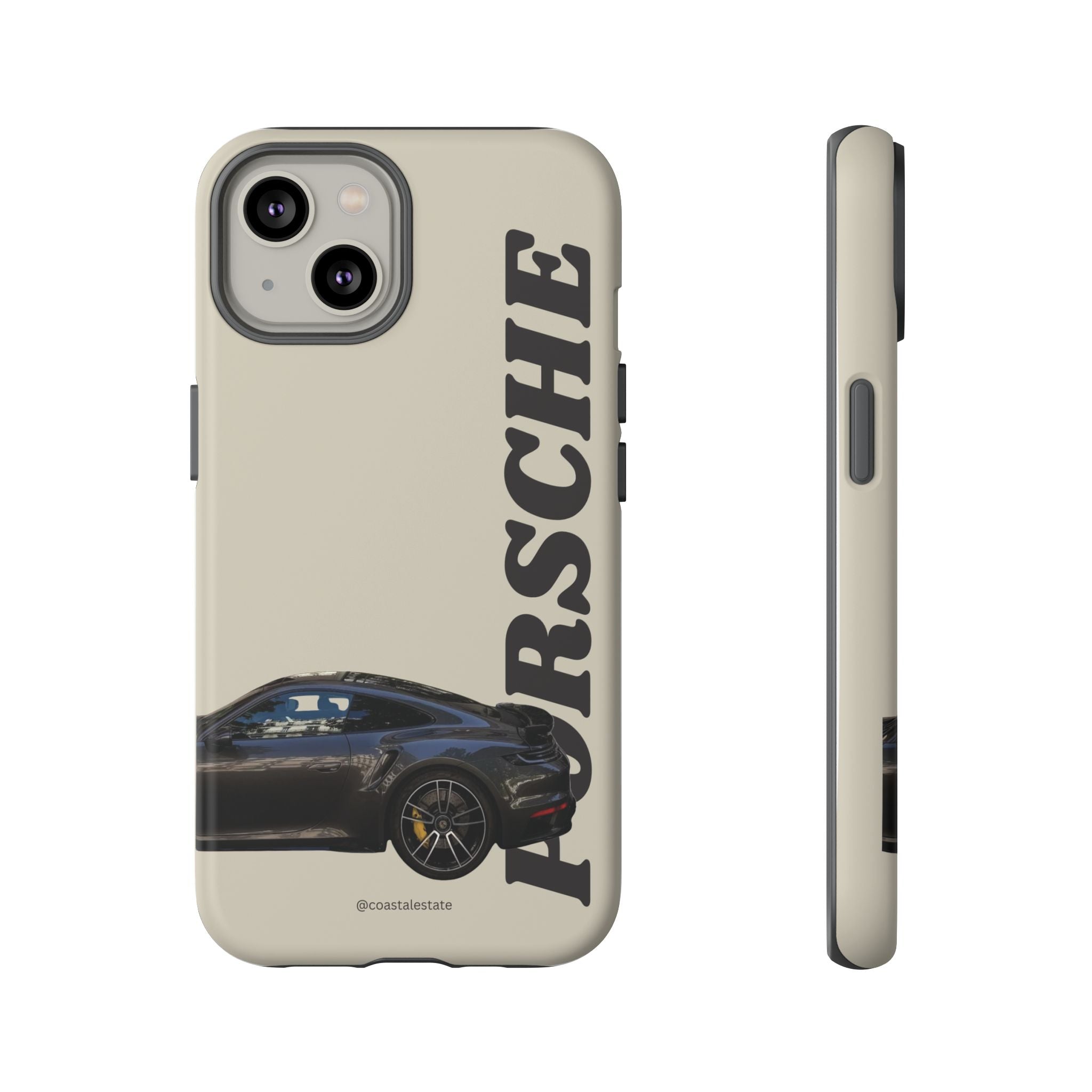 Black Porsche Side Profile Phone Case | Tough Protective Phone Case