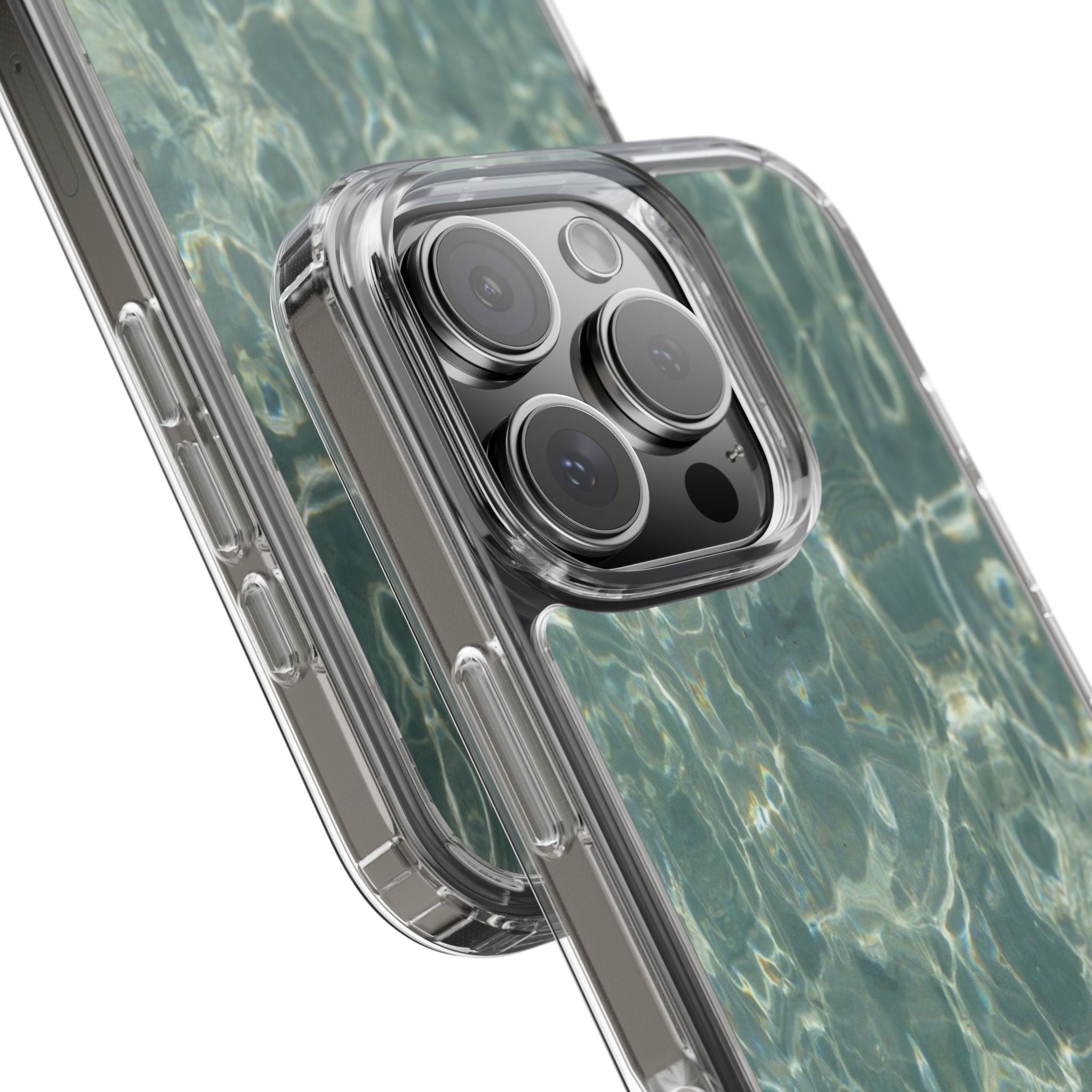Clear Case — Aqua Pool Water Pattern Phone Case