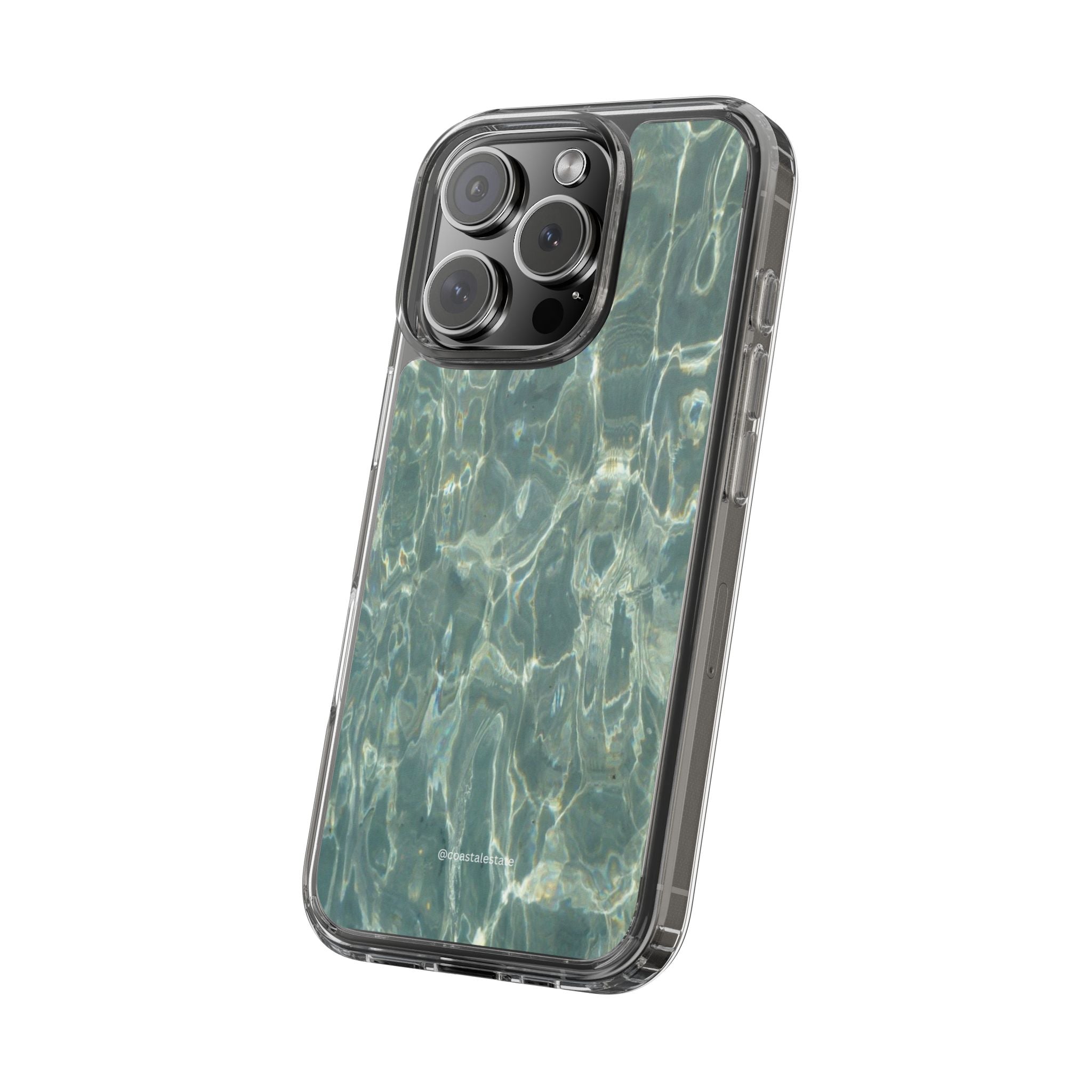 Clear Case — Aqua Pool Water Pattern Phone Case