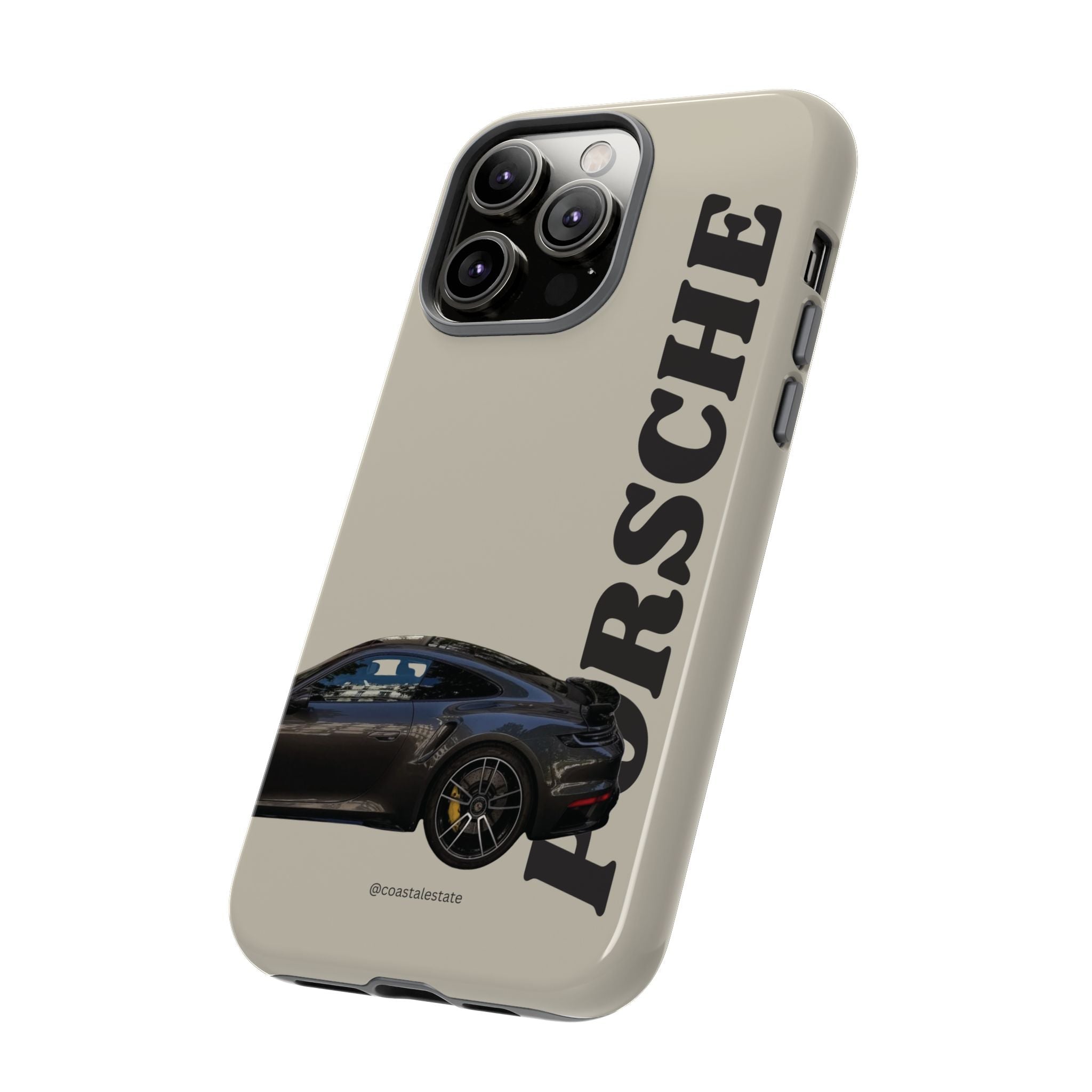 Black Porsche Side Profile Phone Case | Tough Protective Phone Case