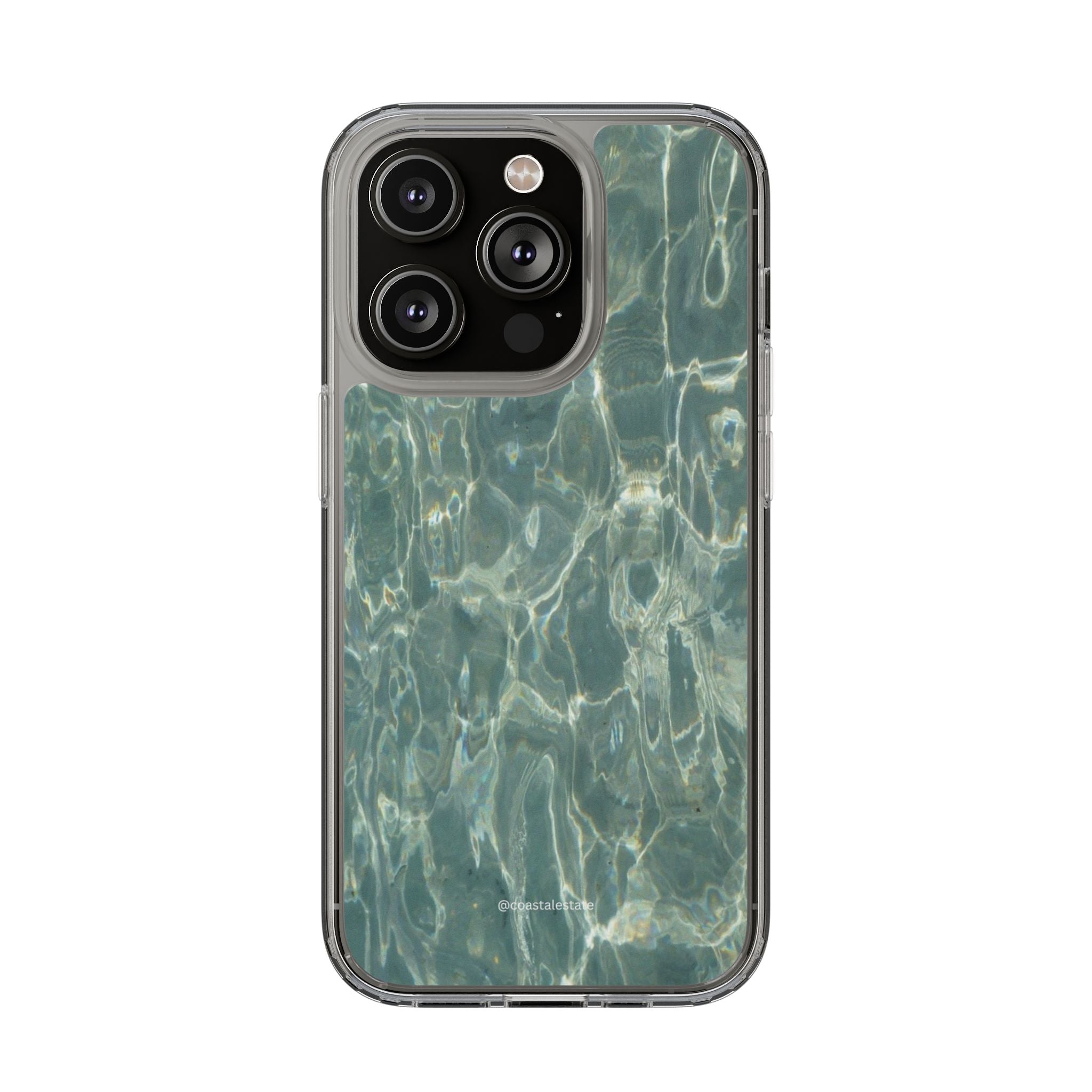 Clear Case — Aqua Pool Water Pattern Phone Case