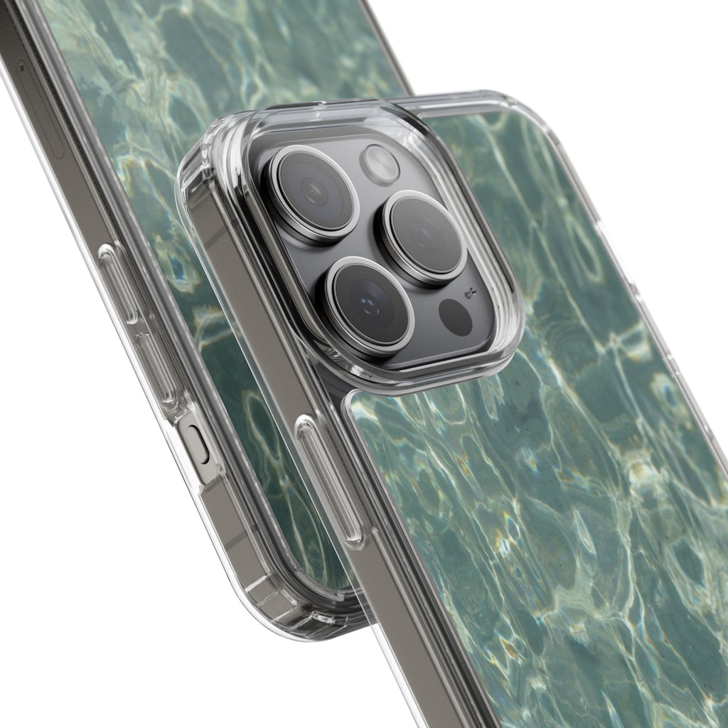Clear Case — Aqua Pool Water Pattern Phone Case