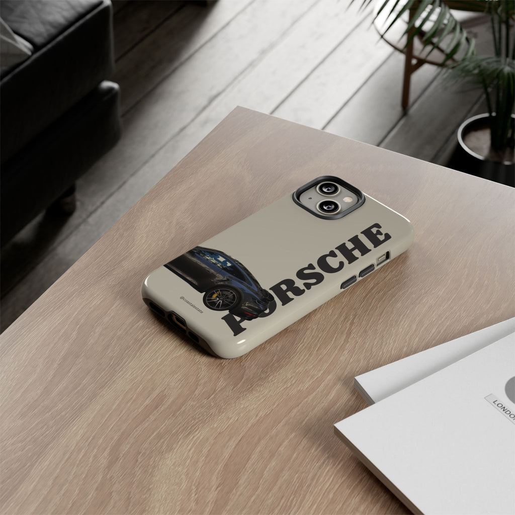 Black Porsche Side Profile Phone Case | Tough Protective Phone Case