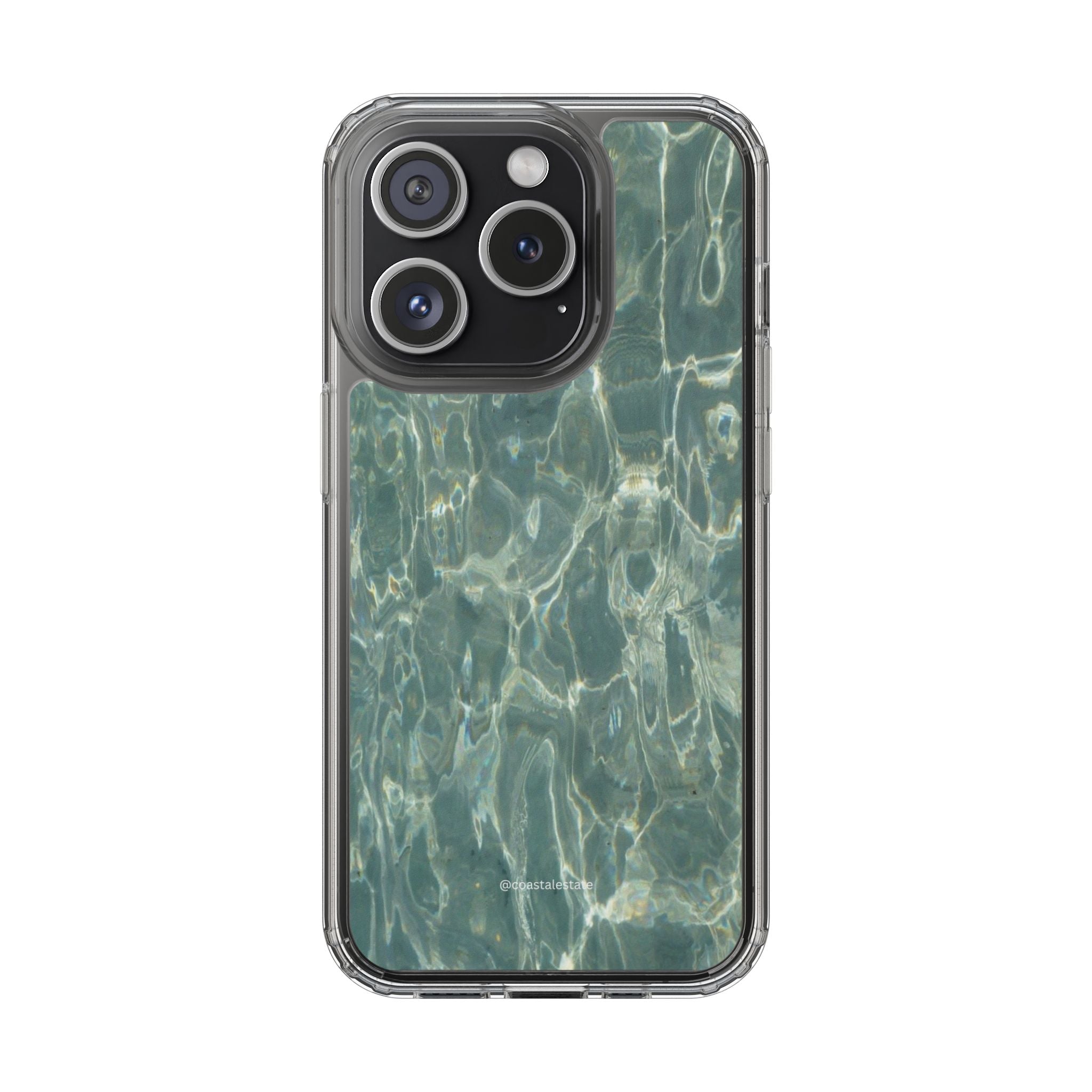 Clear Case — Aqua Pool Water Pattern Phone Case