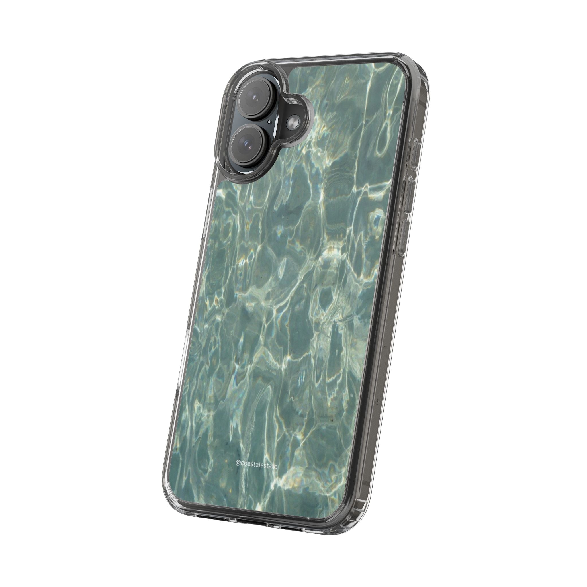 Clear Case — Aqua Pool Water Pattern Phone Case