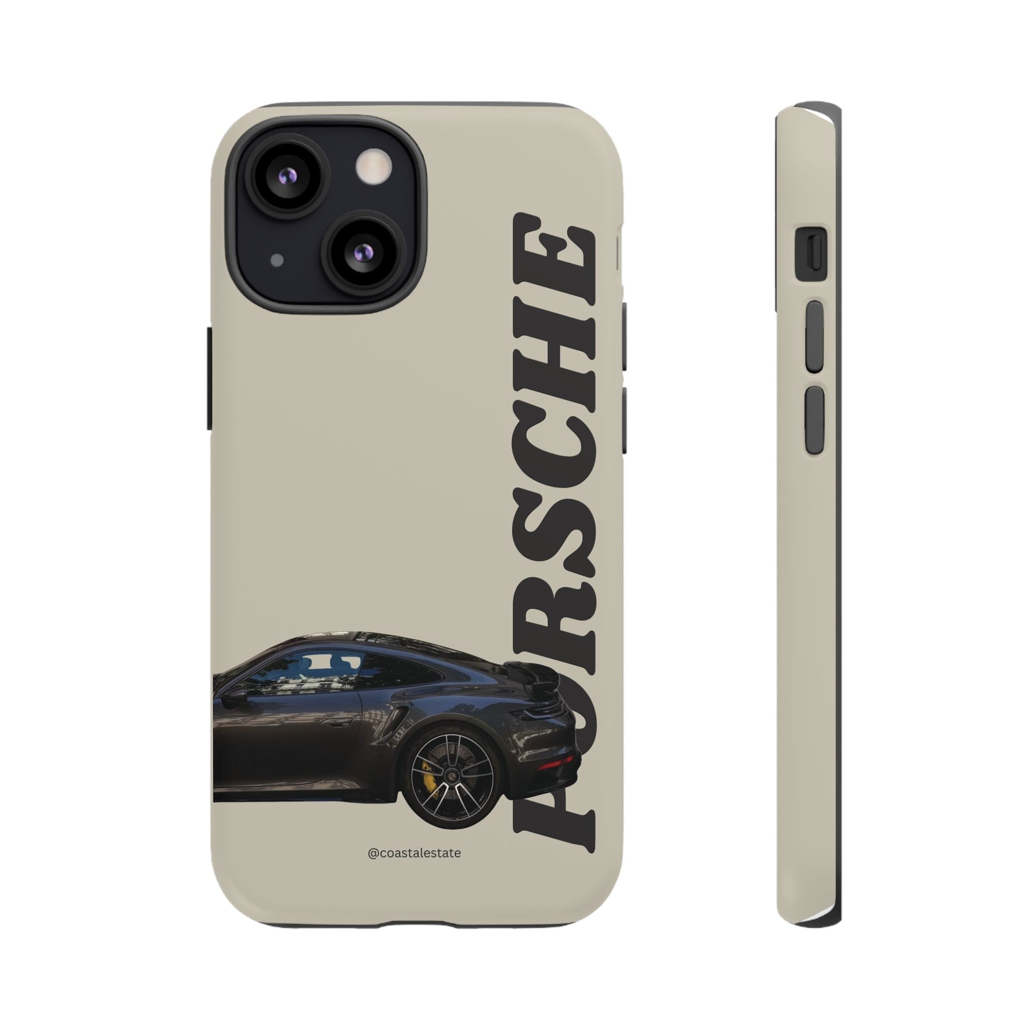 Black Porsche Side Profile Phone Case | Tough Protective Phone Case