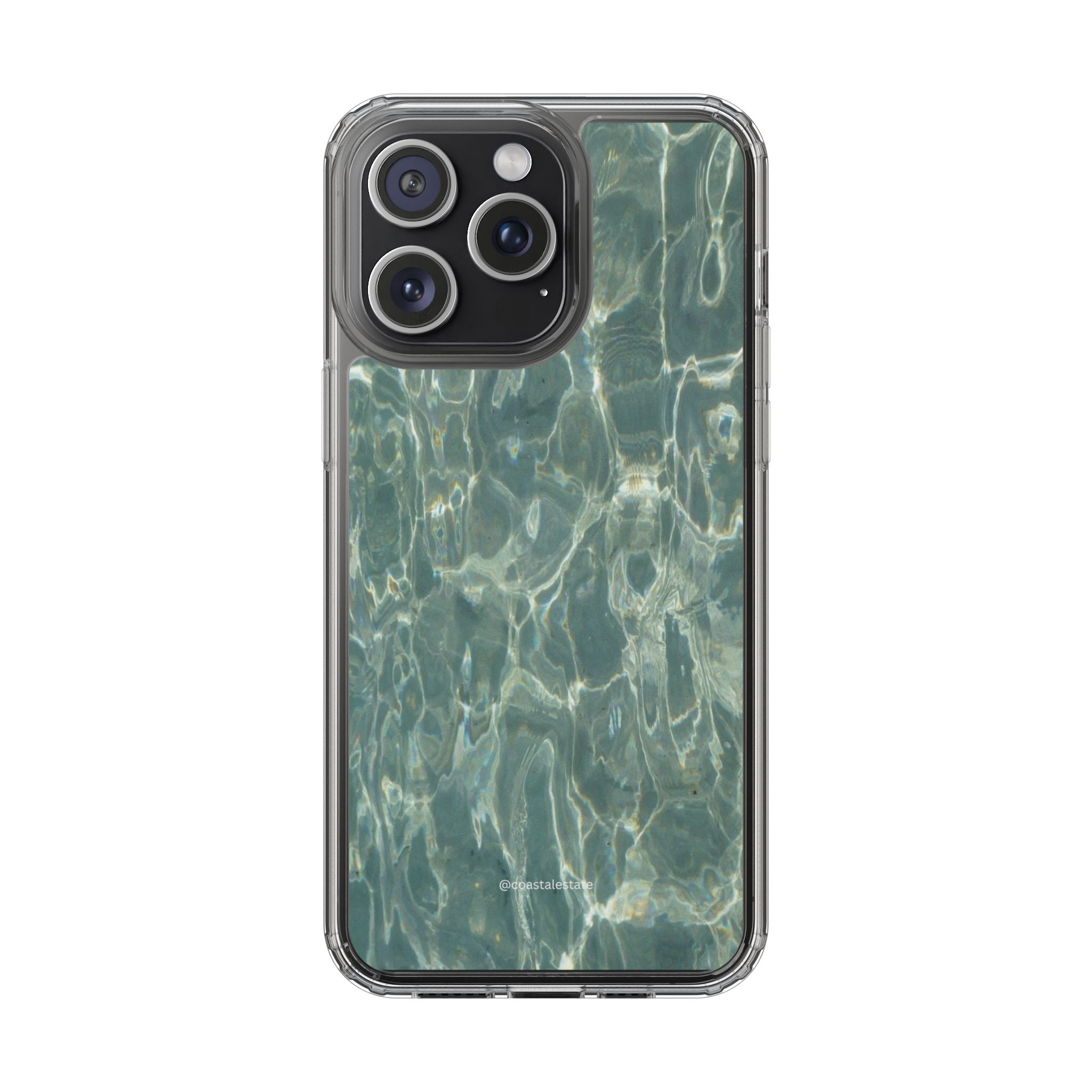 Clear Case — Aqua Pool Water Pattern Phone Case
