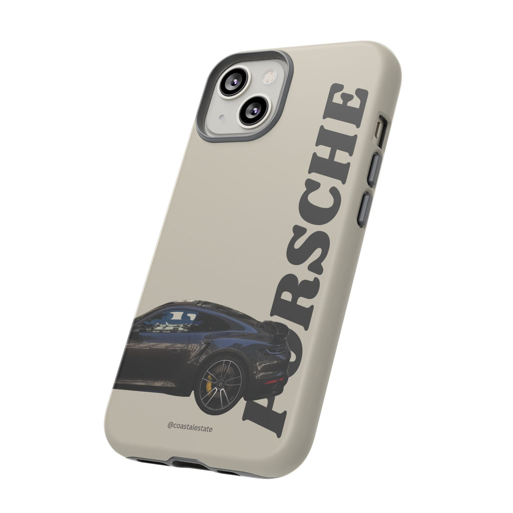Black Porsche Side Profile Phone Case | Tough Protective Phone Case