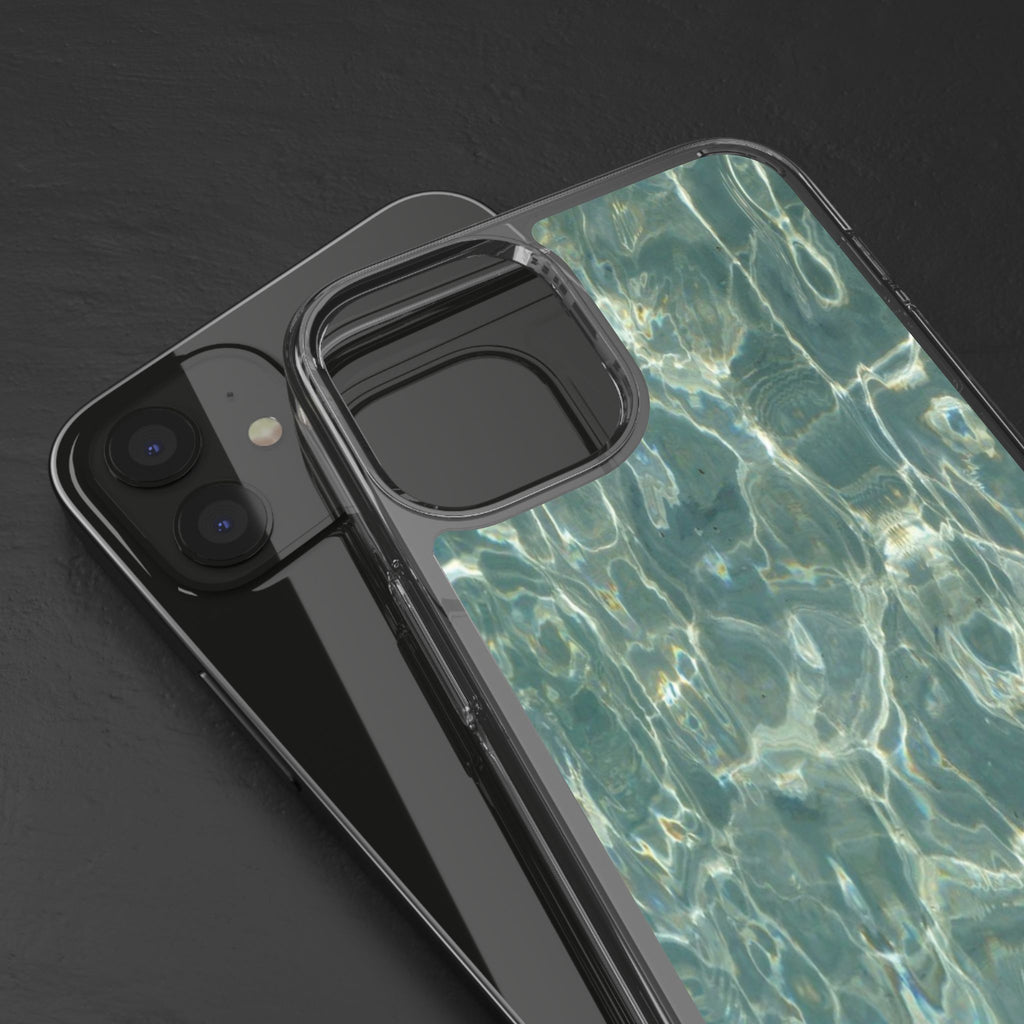 Clear Case — Aqua Pool Water Pattern Phone Case