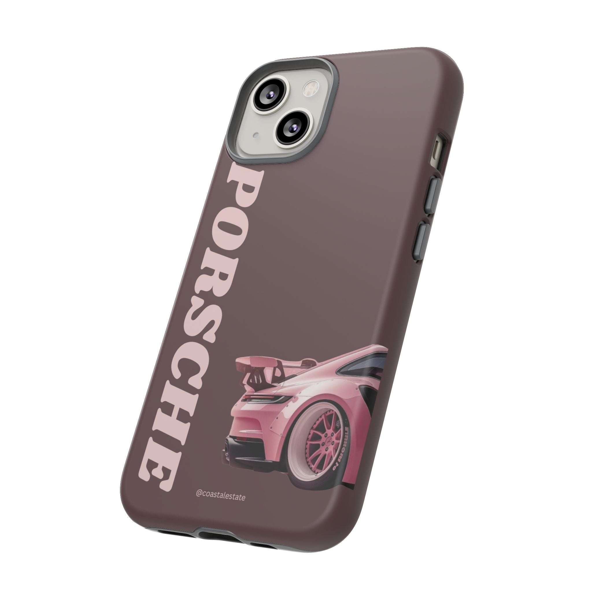 Pink Porsche Illustration Phone Case | iPhone Samsung