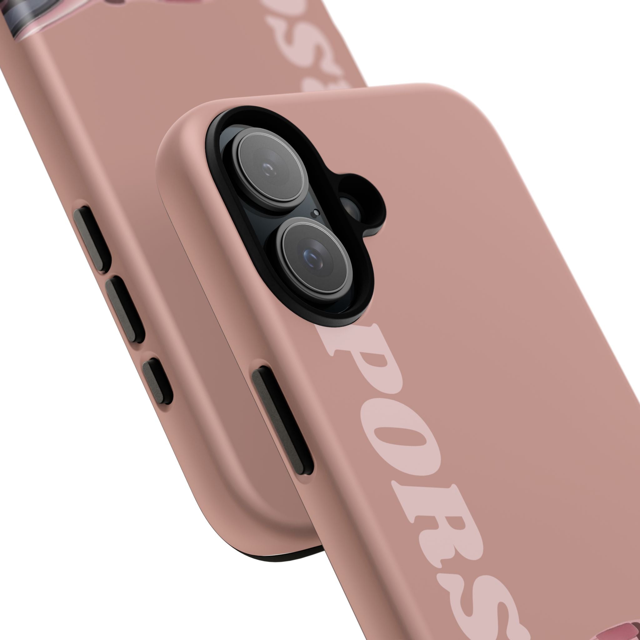 Pink Porsche Illustration phone case | Porsche phone case