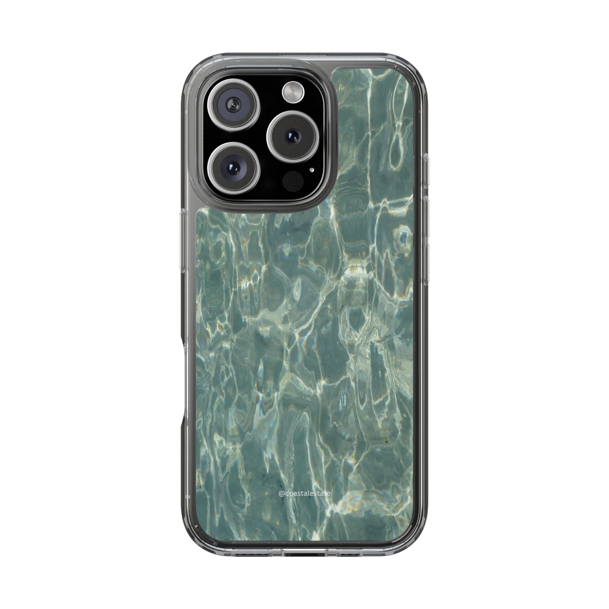 Clear Case — Aqua Pool Water Pattern Phone Case