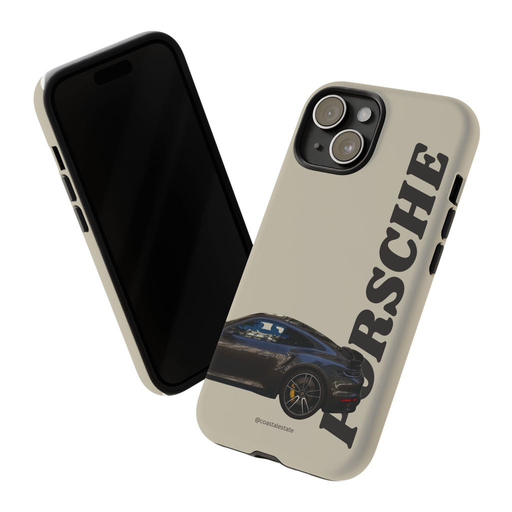 Black Porsche Side Profile Phone Case | Tough Protective Phone Case