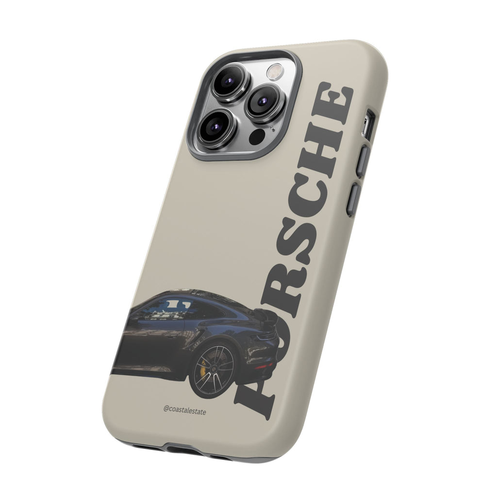 Black Porsche Side Profile Phone Case | Tough Protective Phone Case