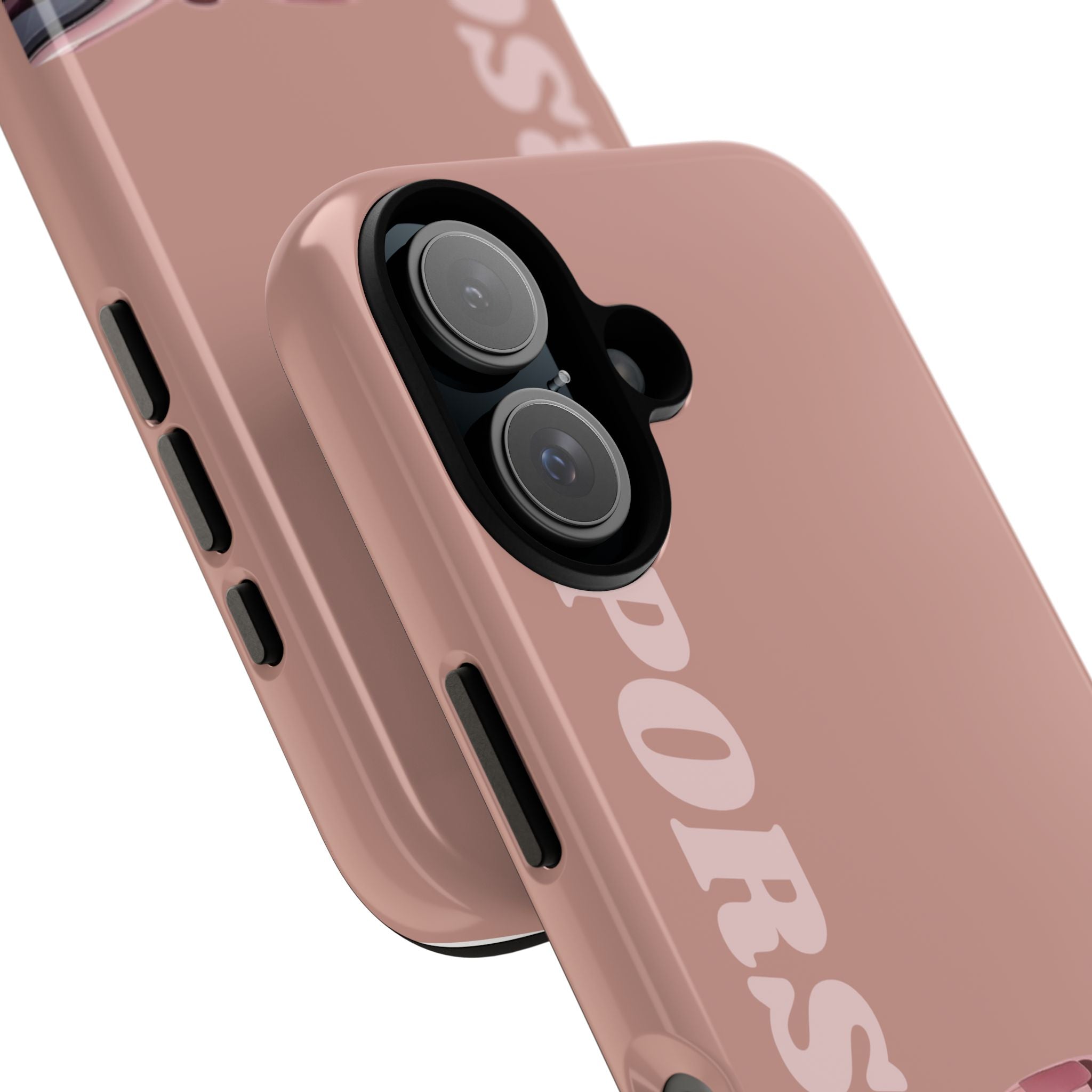 Pink Porsche Illustration phone case | Porsche phone case